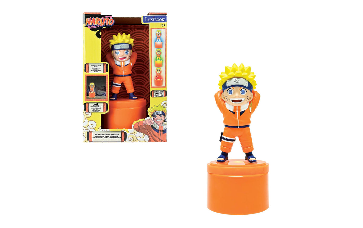 Lexibook NARUTO 3D Nachtlicht – Mehrfarbig, Neutralweiss, Batteriebetrieben – Weiss