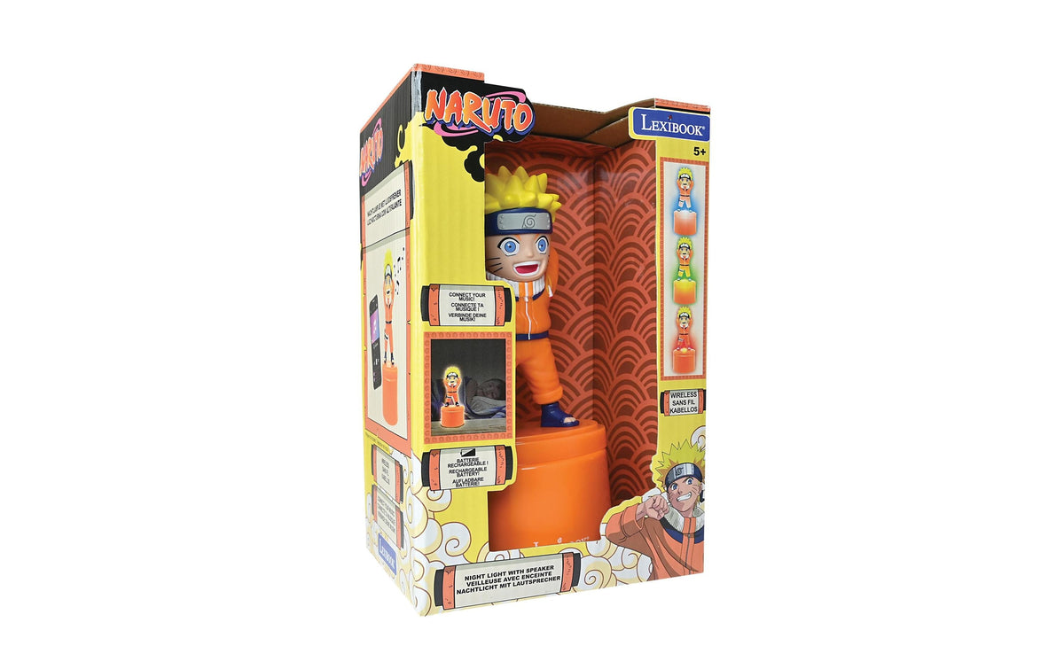 Lexibook NARUTO 3D Nachtlicht – Mehrfarbig, Neutralweiss, Batteriebetrieben – Weiss