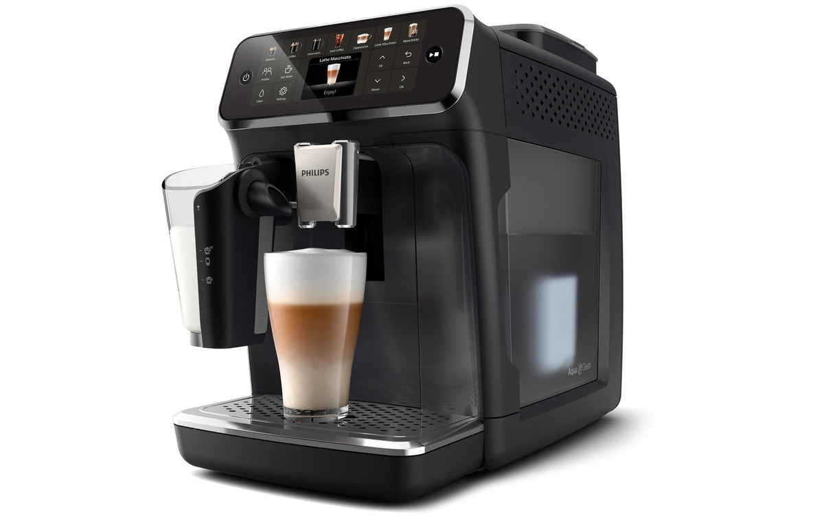 Philips 4400 Serie EP4441/50 Kaffeevollautomat – 1,8 l, 275 g Bohnenbehälter, 15 bar, Milchaufschäumer