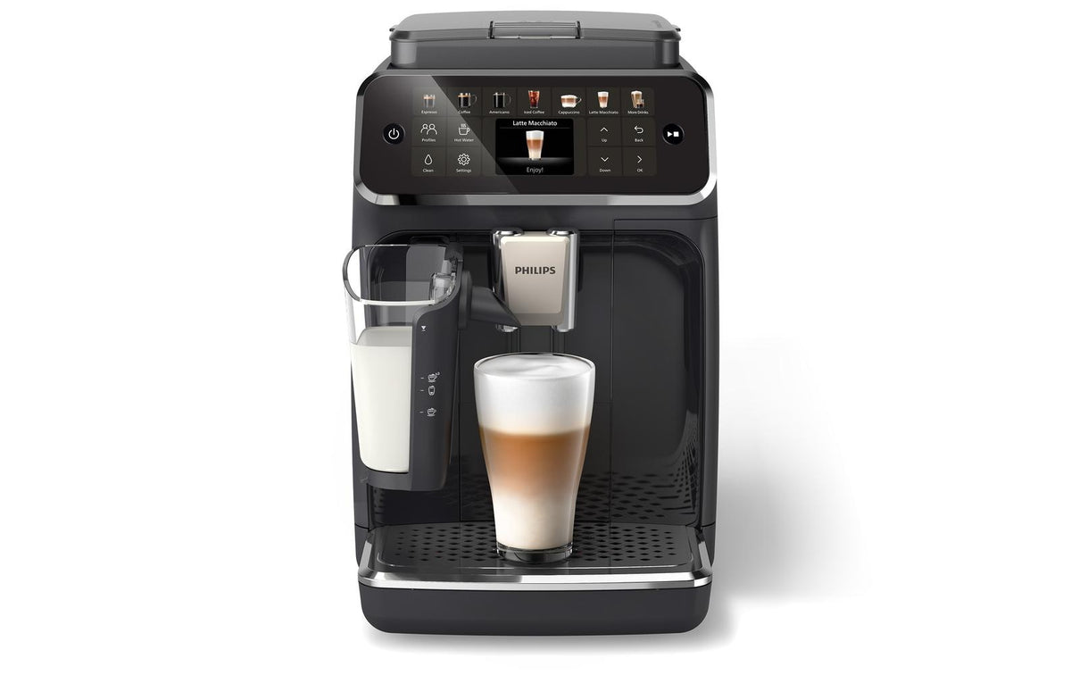 Philips 4400 Serie EP4441/50 Kaffeevollautomat – 1,8 l, 275 g Bohnenbehälter, 15 bar, Milchaufschäumer