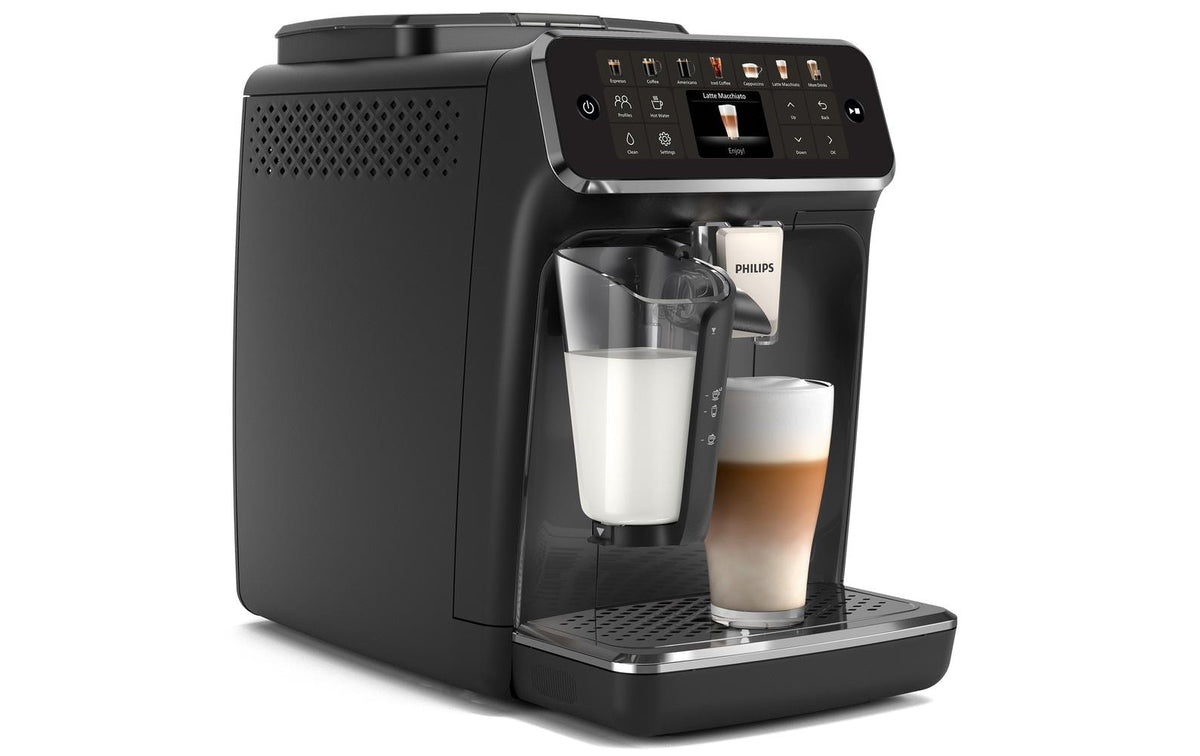 Philips 4400 Serie EP4441/50 Kaffeevollautomat – 1,8 l, 275 g Bohnenbehälter, 15 bar, Milchaufschäumer