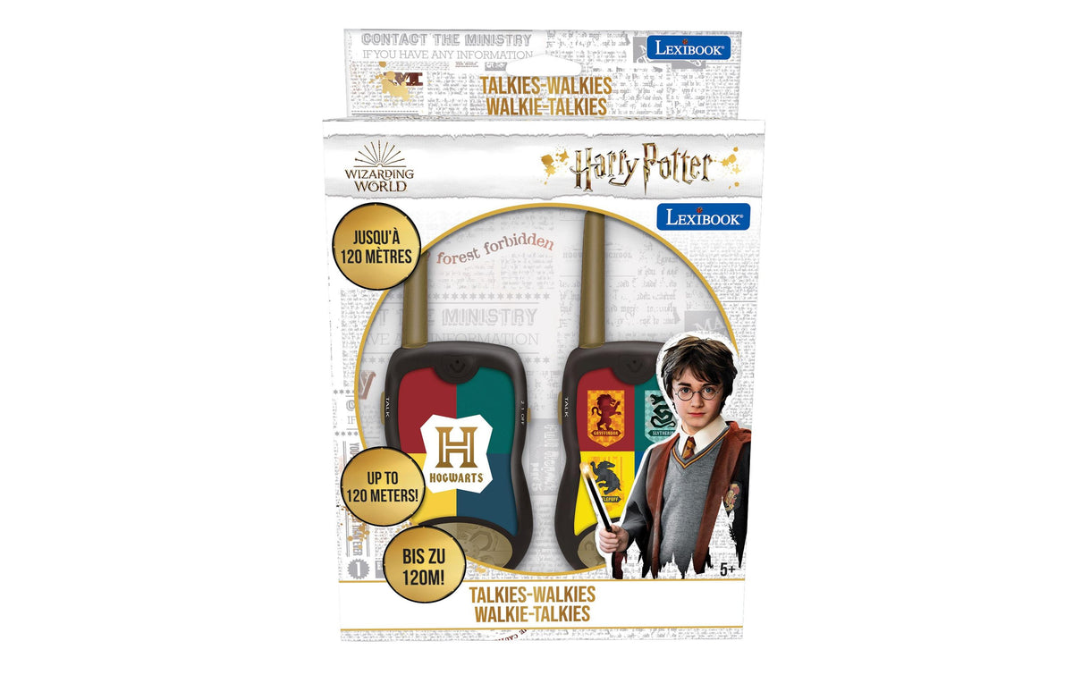 Lexibook Harry Potter Walkie-Talkies – Funkgerät, Reichweite bis 120 m, 2× 9V, Mehrfarbig