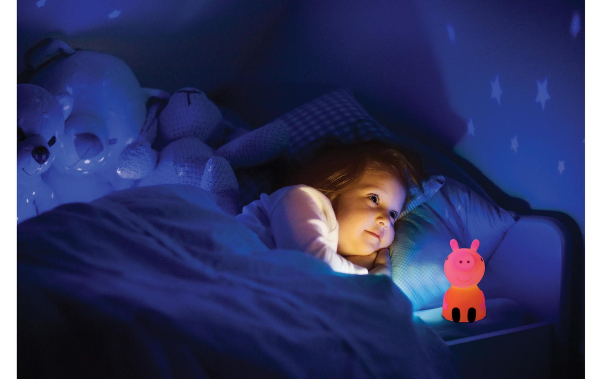 Lexibook Peppa Pig Nachtlicht – Neutralweiss, Batteriebetrieb, tragbar