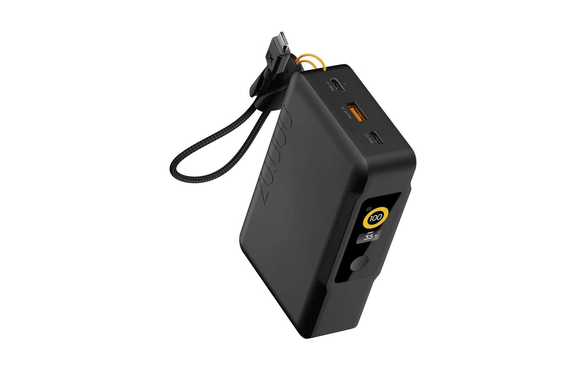Xtorm NextGen6 Powerbank 20'000 mAh – 35 W PD, 2× USB-C, 1× USB-A, schwarz