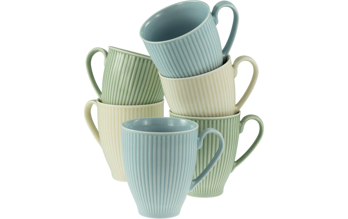Creatable Kaffeebecher – 300 ml, Ø 9,0 cm, Porzellan, Mehrfarbig, spülmaschinenfest, mikrowellengeeignet