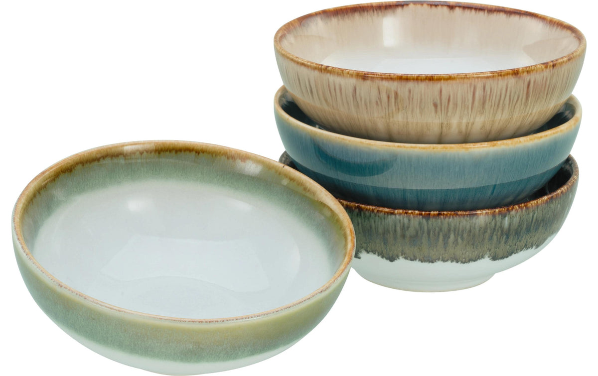 Creatable Schüsseln Cascade – 4er Set, 400 ml, Ø 16,5 cm, Steinzeug, spülmaschinenfest