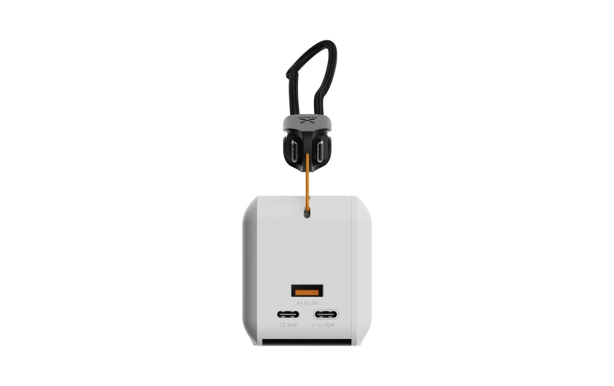 Xtorm NextGen6 Powerbank 27'000 mAh – 70 W PD, 2× USB-C, 1× USB-A, weiss