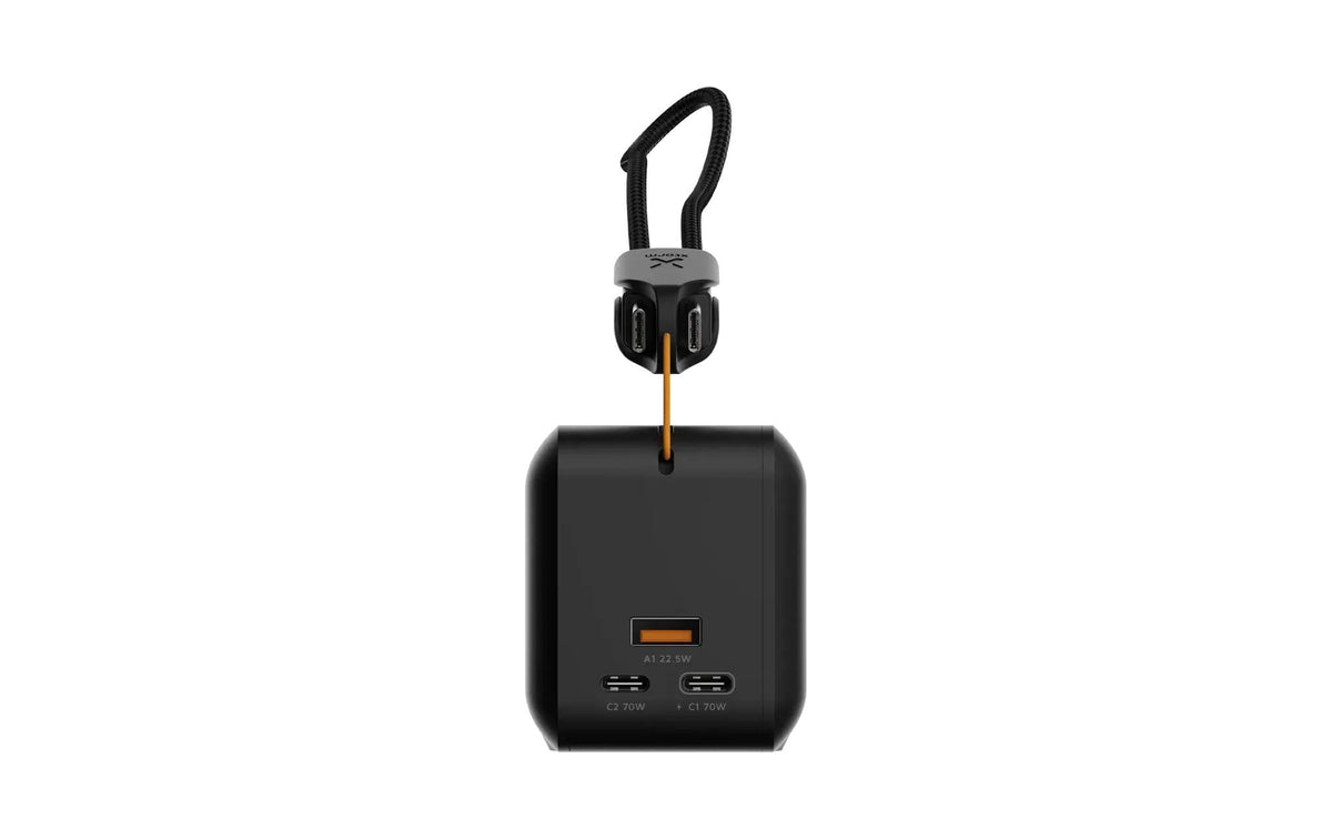 Xtorm NextGen6 Powerbank 27'000 mAh – 70 W PD, 2× USB-C, 1× USB-A, schwarz