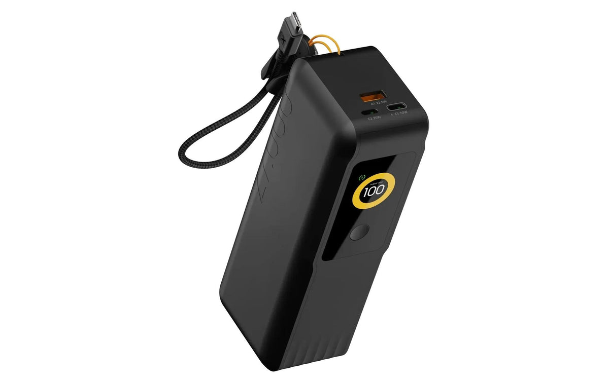 Xtorm NextGen6 Powerbank 27'000 mAh – 70 W PD, 2× USB-C, 1× USB-A, schwarz