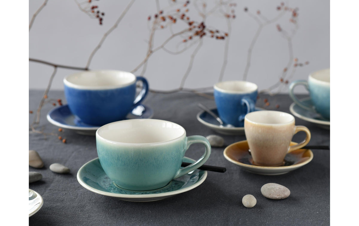 Creatable Kaffeetasse Caldera Mix – 240 ml, H 6,0 cm, Steinzeug, spülmaschinenfest, mikrowellengeeignet