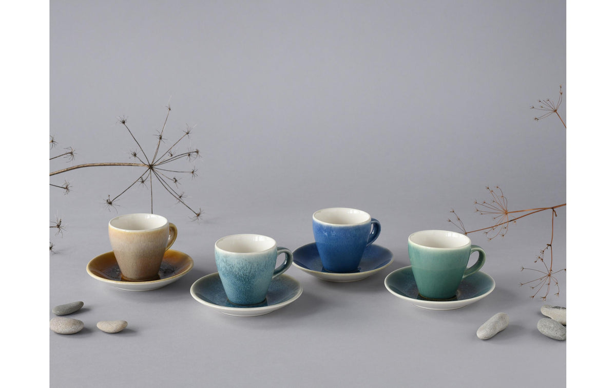 Creatable Espressotasse mit Untertasse – 80 ml, Ø 6,5 cm, Steinzeug, spülmaschinenfest, mikrowellengeeignet