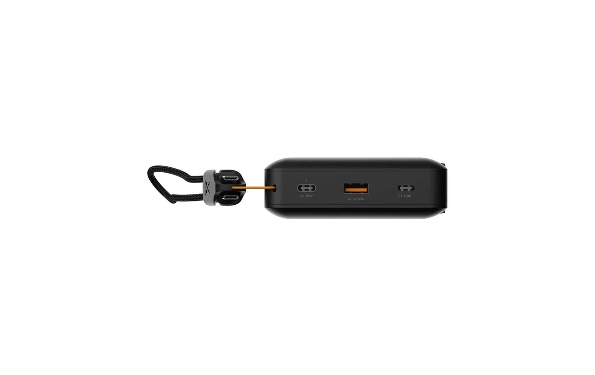 Xtorm NextGen6 Powerbank 45'000 mAh – 70 W PD, 2× USB-C, 1× USB-A, schwarz