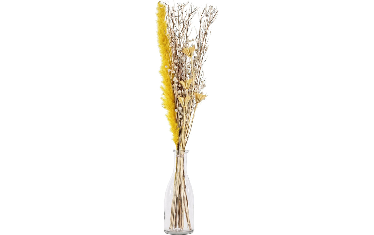Eglo CARAQUET Trockenblumen – mit Vase – Glas & Trockenblumen, mehrfarbig