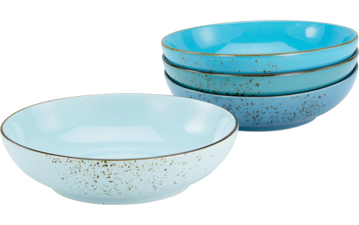 Creatable Poké-Bowl – 4er Set, 355 ml, Ø 22,5 cm, Steinzeug, Blau, spülmaschinenfest