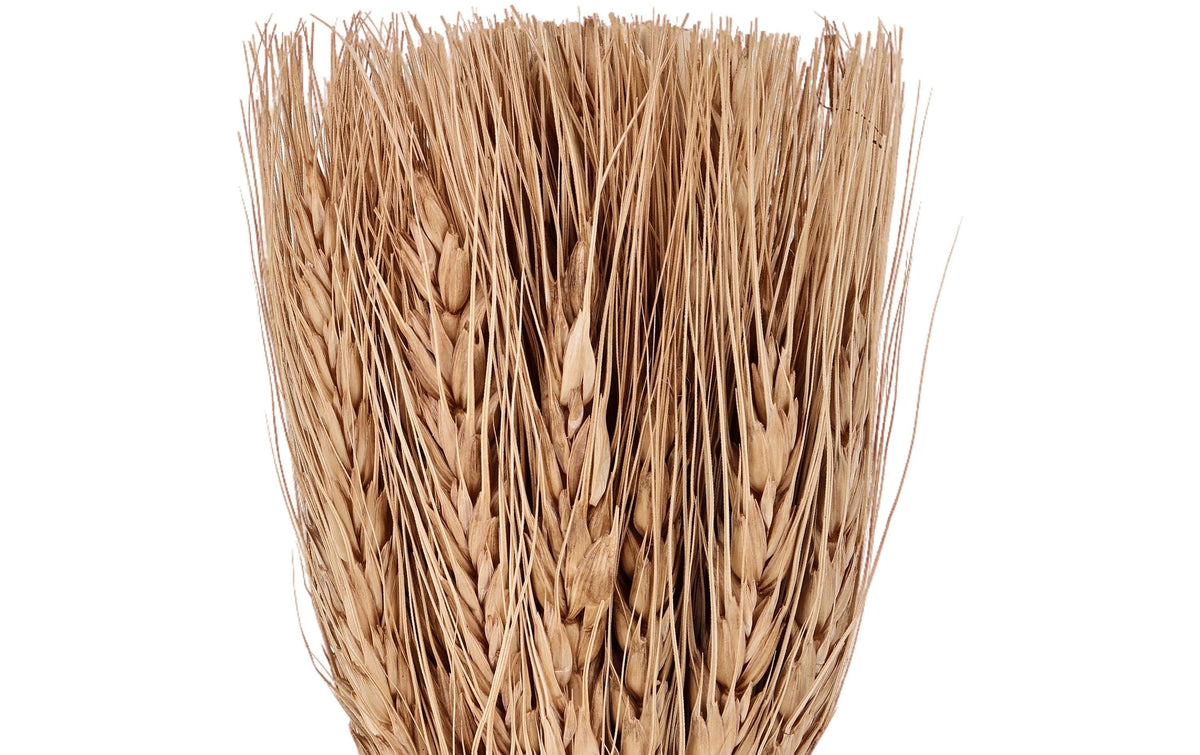 Eglo Trockenblumen CARAQUET – braun – Glas & Trockenblume, mit Vase