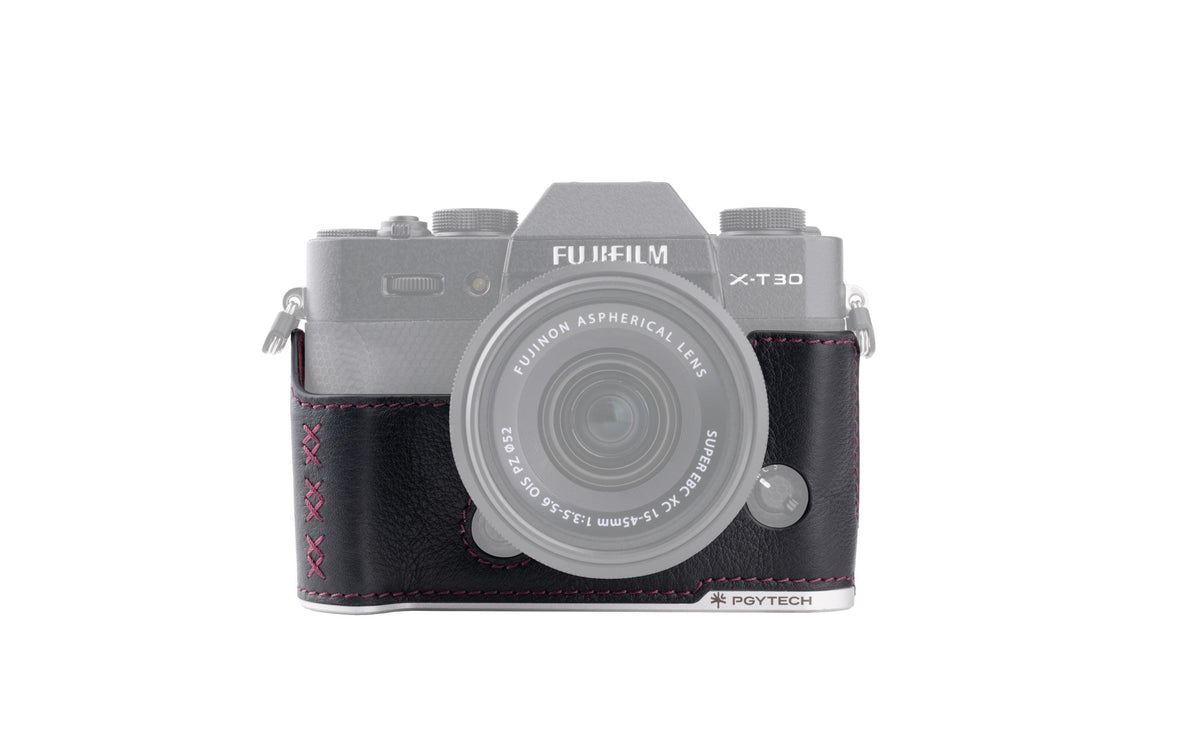 PGYTECH Kameratasche – Leder, Mikrofaser – Schwarz – für FUJIFILM X-T30