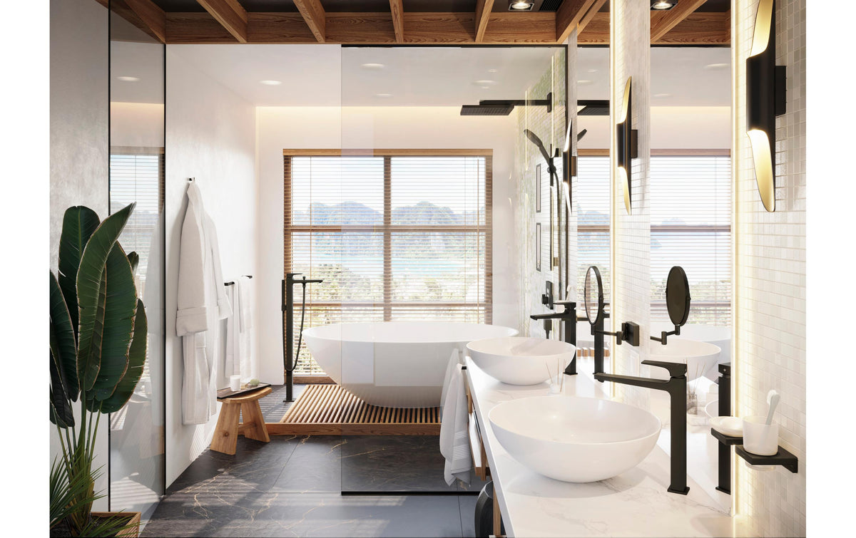 Hansgrohe AddStoris Q Haken – Metall, 8 kg, Wandmontiert, 1,6×3×2,1 cm, Matt Schwarz