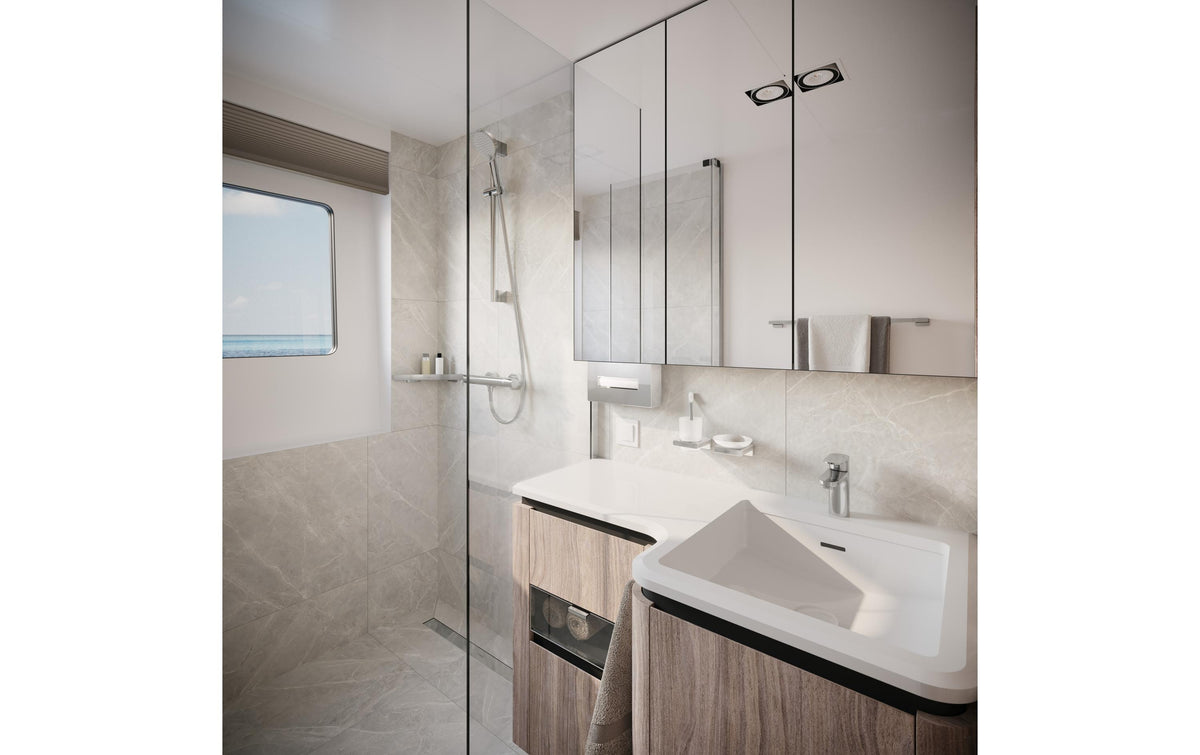 Hansgrohe AddStoris Kosmetiktuchbox – Wandmontiert, Kunststoff, 26,5×14,5 cm, Chrom