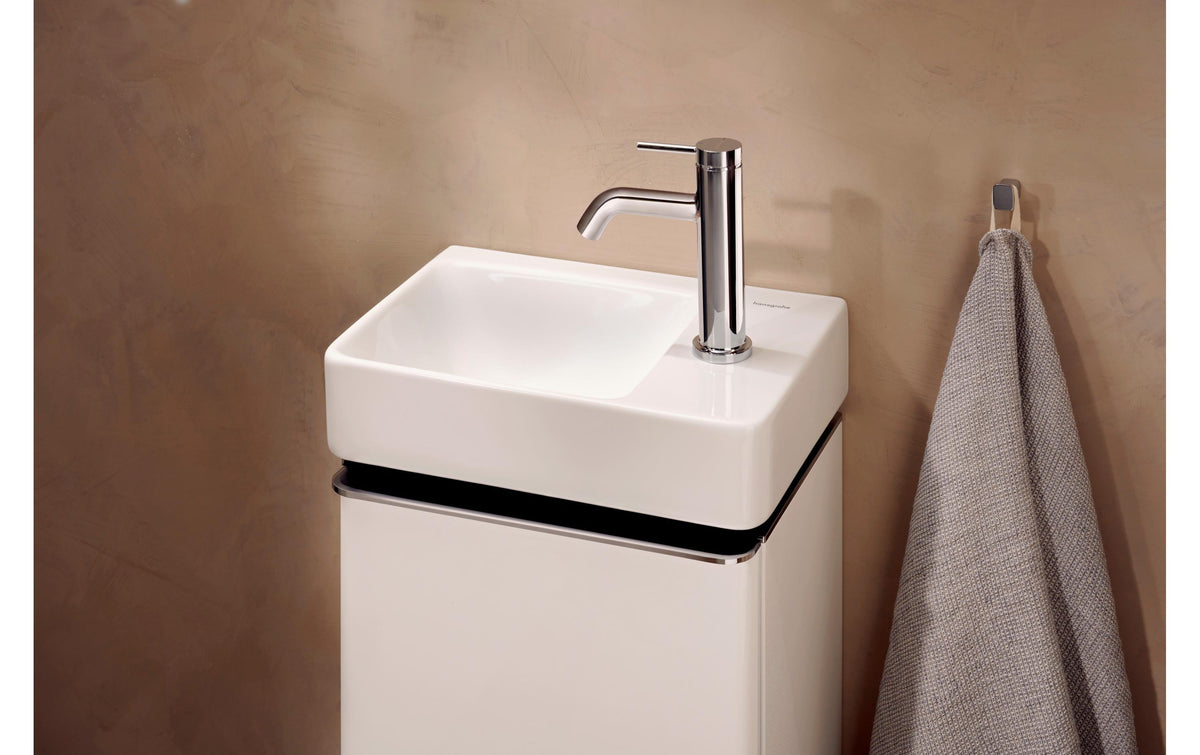 Hansgrohe AddStoris Q Haken – Metall, Chrom, 15 kg, Wandmontiert, 1,6×1,6×2,1 cm