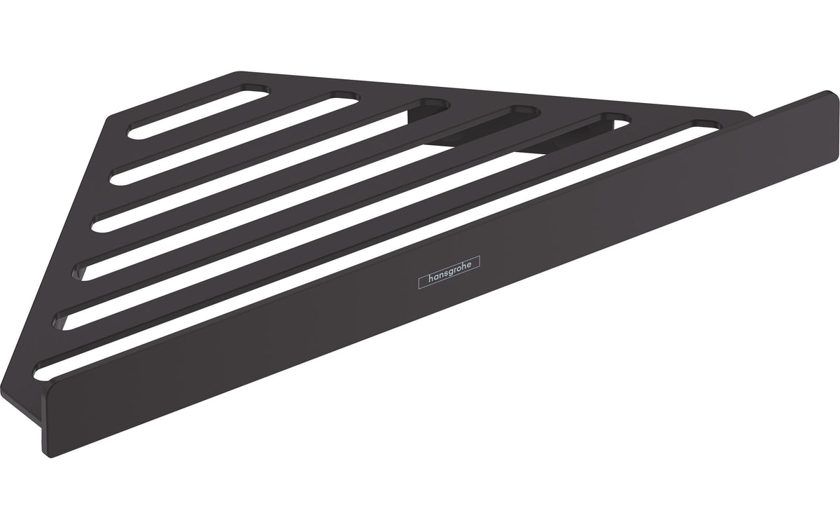 Hansgrohe Seifenhalter (Wand) AddStoris Q – 30,5×14,8×2,6 cm, Metall, Mattschwarz