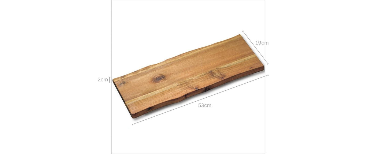 Kesper Schneidebrett 19 × 53 × 2 cm, Akazie, Braun