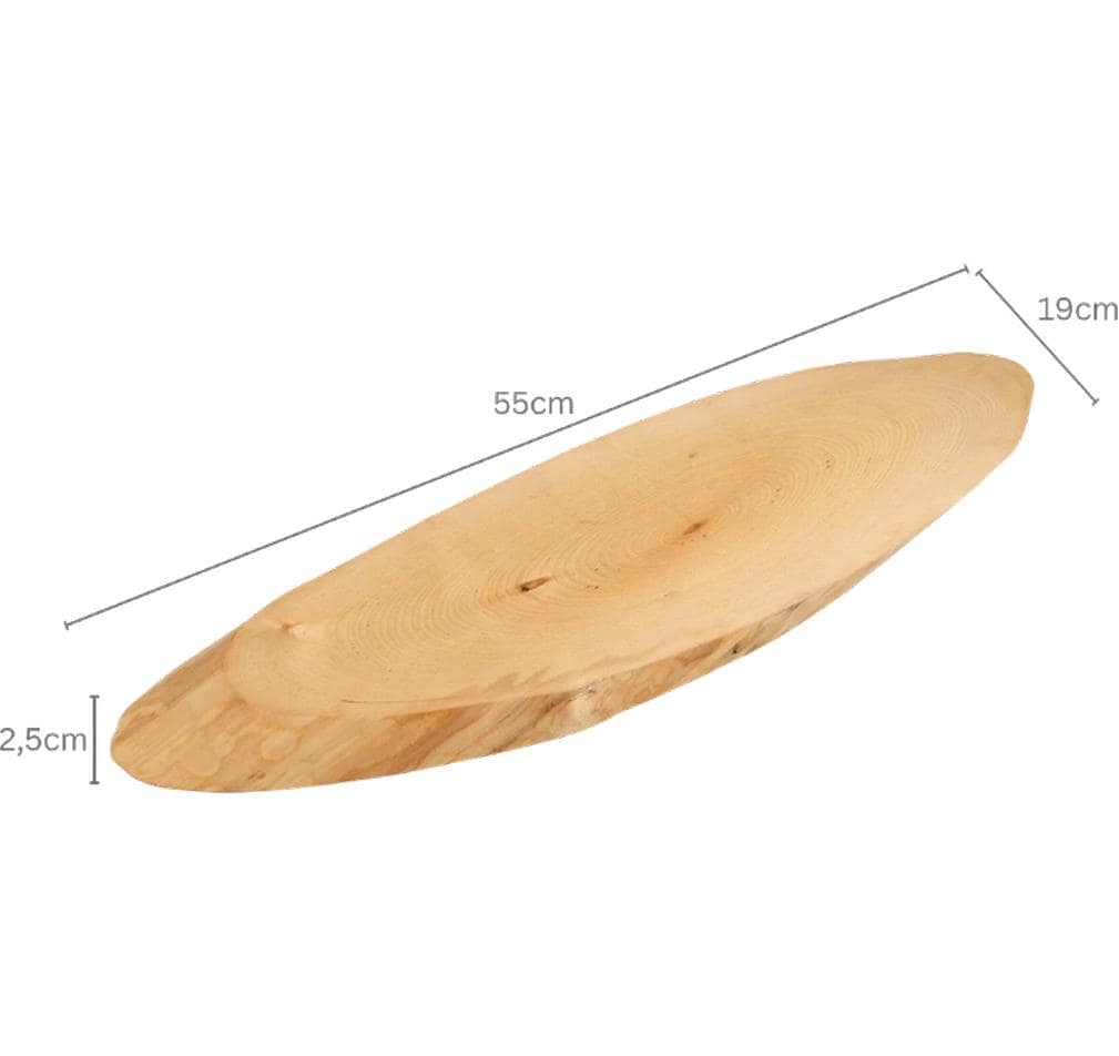 Kesper Schneidebrett 19 × 55 × 2,5 cm, Birkenholz, Braun