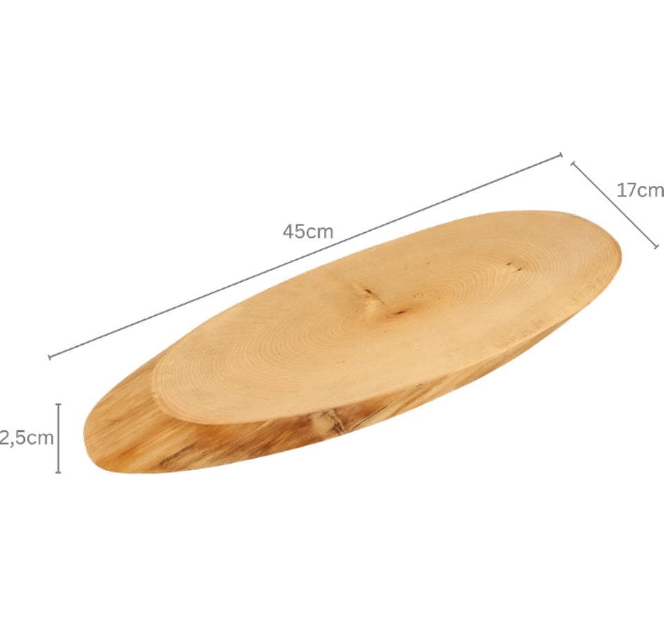 Kesper Schneidebrett 17 × 45 × 2,5 cm, Birkenholz, Braun