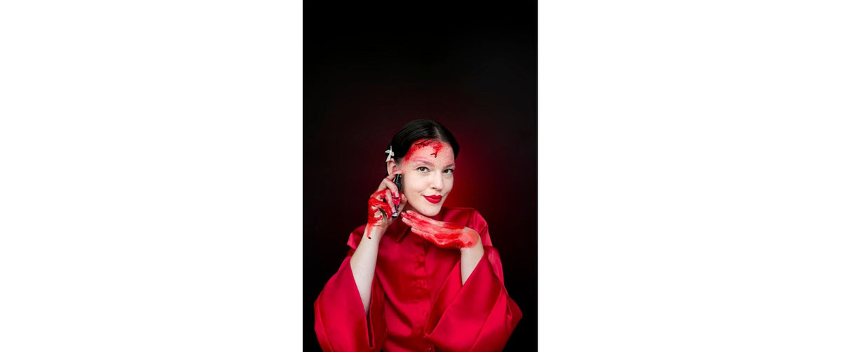 Partydeco Effektschminke Kunstblut Spray – Rot – Dermokosmetik