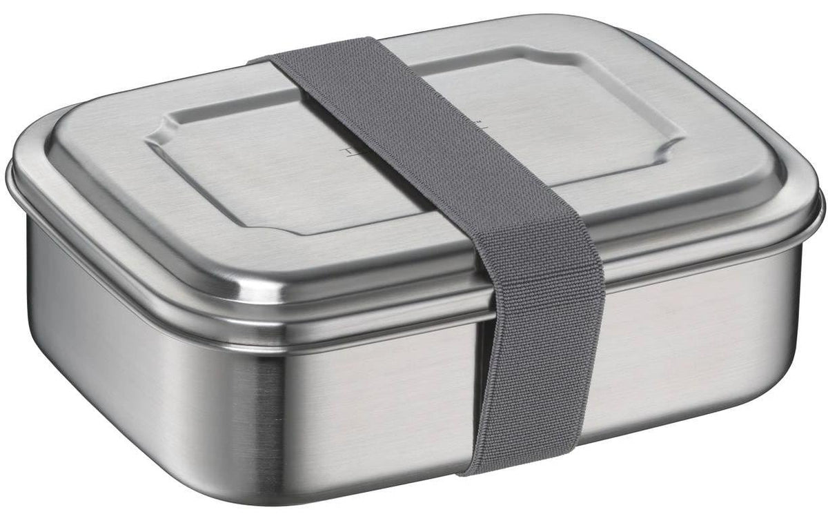 Thermos THERMOcafé Sandwich Box Brotdose – 1,0 l, 14,5 × 18,9 × 6,5 cm, Edelstahl (einwandig)