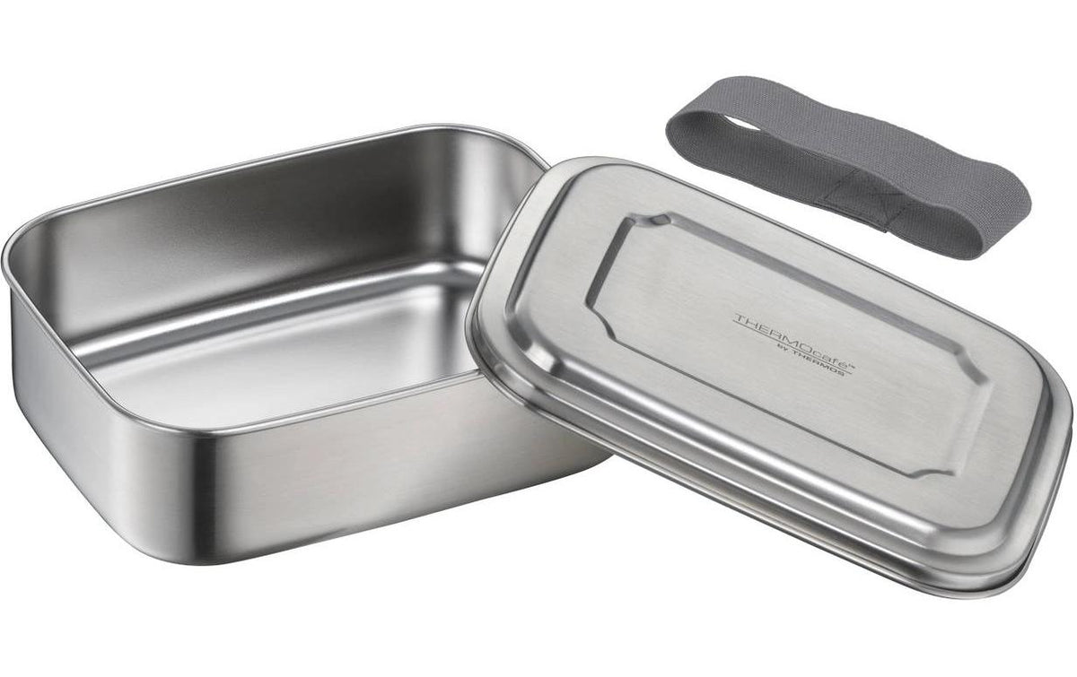 Thermos THERMOcafé Sandwich Box Brotdose – 1,0 l, 14,5 × 18,9 × 6,5 cm, Edelstahl (einwandig)