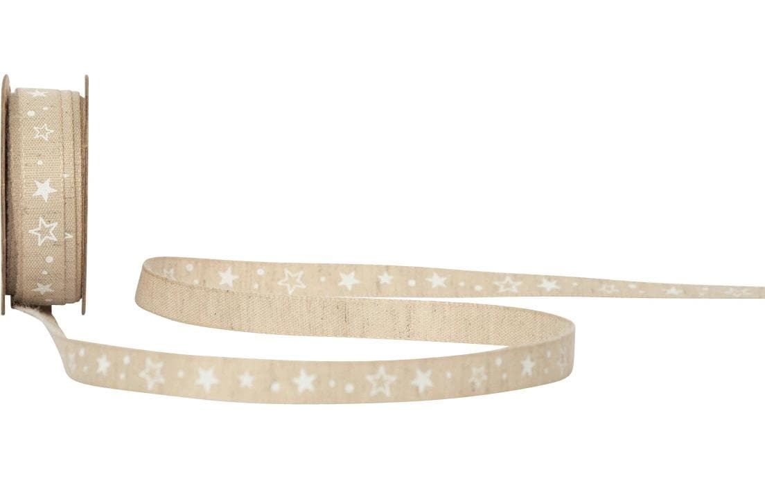 Spyk Geschenkband, Natur, 9 mm × 4 m