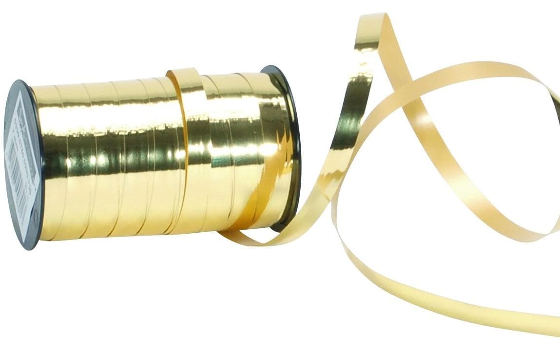 Spyk Geschenkband, Poly Miroir, Gold, 7 mm × 20 m, 1 Stk.