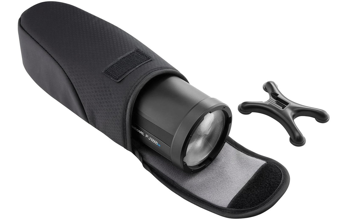 Westcott FJ100-M Speedlight-Blitz – Leitzahl 30, Akku 3.200 mAh (23,38 Wh), USB-C, TTL – für Canon, Nikon, Sony