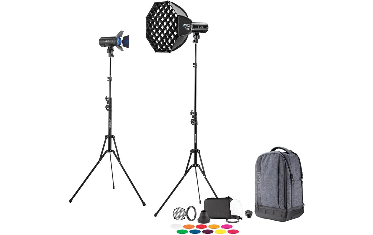 Westcott FJ100 Strobe – Leitzahl 30, 23,38 Wh – für Sony, Universal