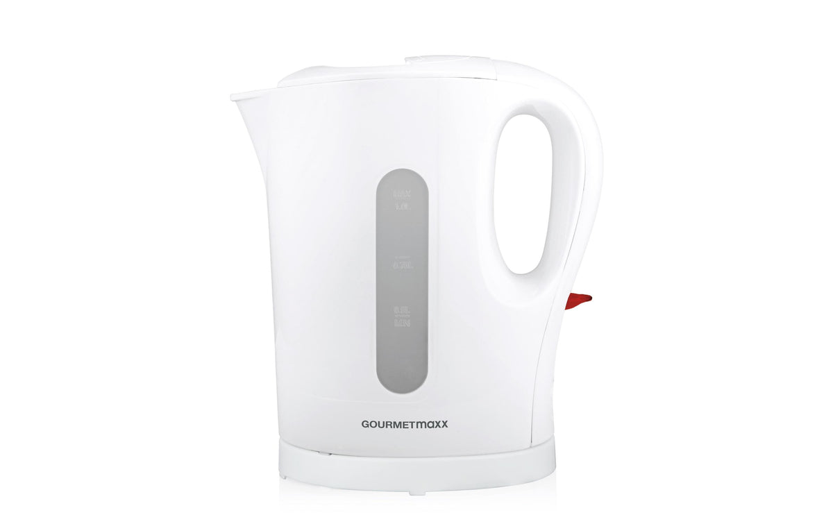Gourmetmaxx Wasserkocher – 1 l, Kunststoff, 1200 W, Weiss