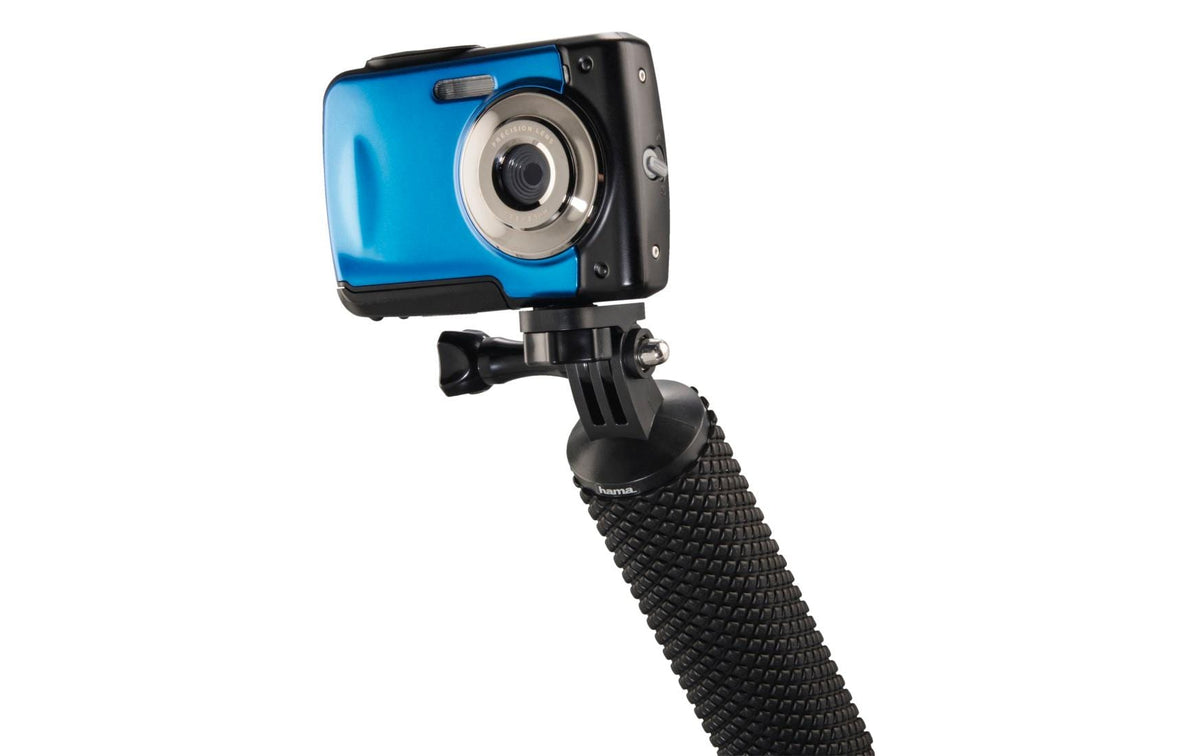Hama 00004458 Schwimmgriff – 1/4"-Gewinde, mit Trageschlaufe – für GoPro, ActionCam – Schwarz