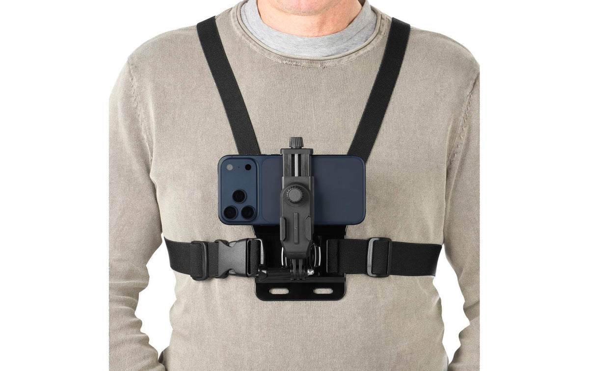 Hama Brustgurt – für GoPro – Schwarz