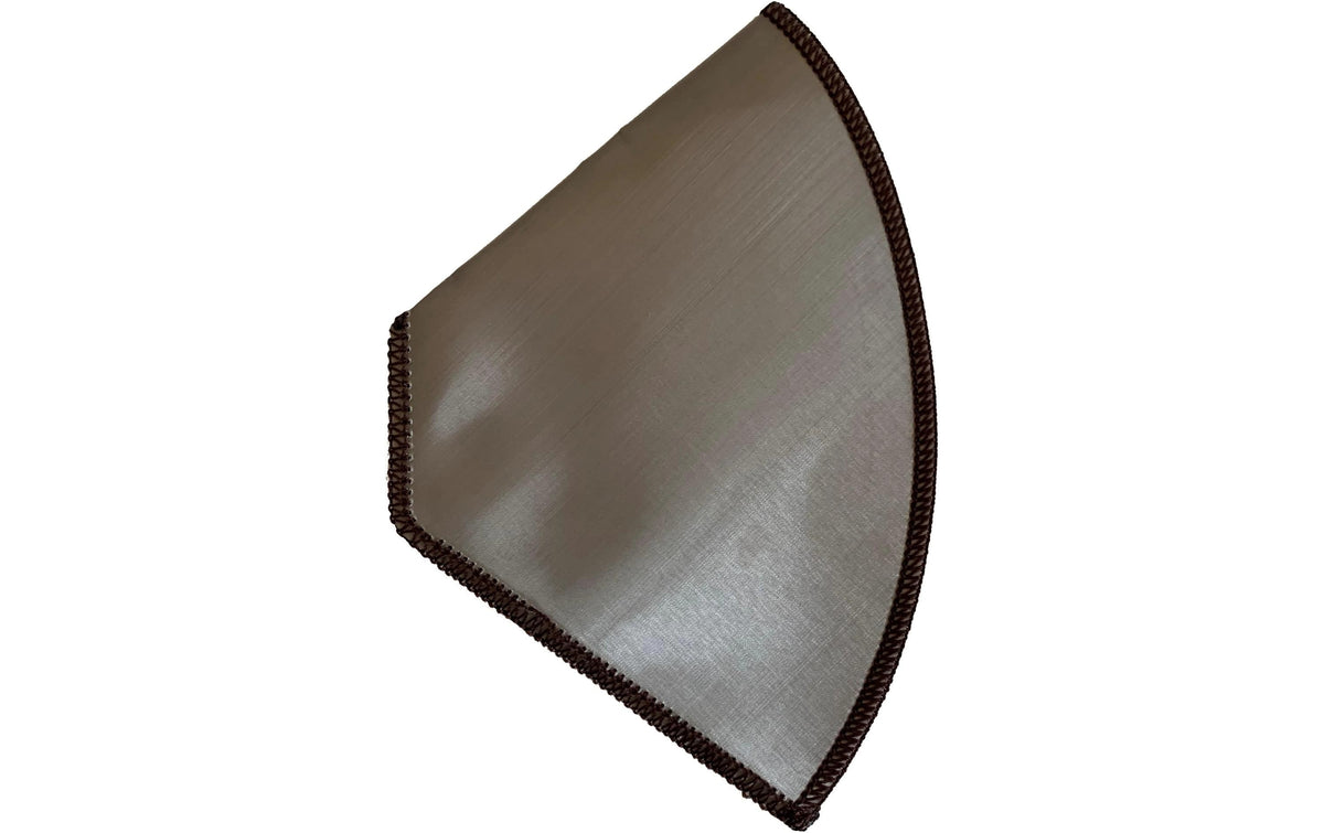 Pandoo Kaffeefilter, Edelstahl, Filtergrösse 1×4, 19 × 12,5 × 4,5 cm, Silber