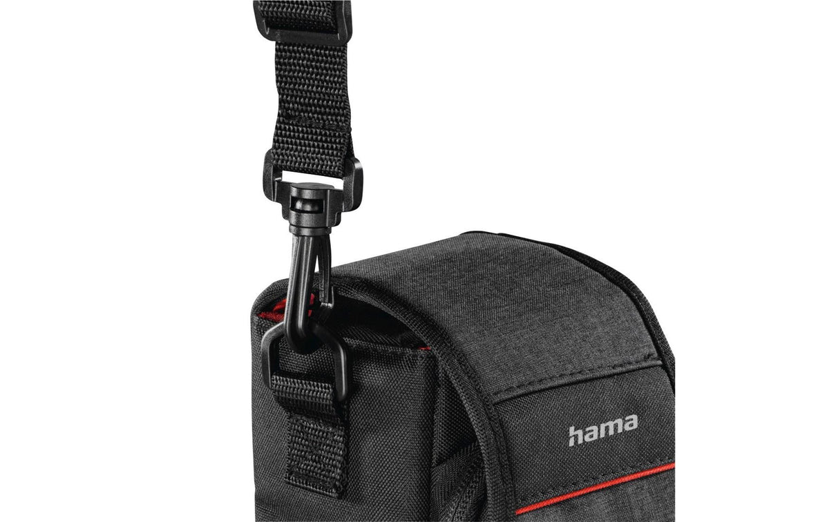 Hama Valletta Kameratasche – Polytex, 90 × 80 × 130 mm – Schwarz