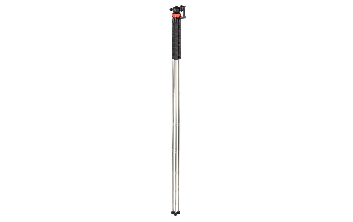 Hama Traveller Pro Stativ – bis 105 cm – für Smartphones (4,8–9,5 cm), GoPro, Kameras mit 1/4" Gewinde – Rot