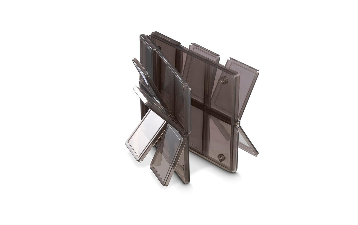 Hama Speicherkarten-Box – für 12 SD-Karten – Polypropylen – Schwarz/Transparent