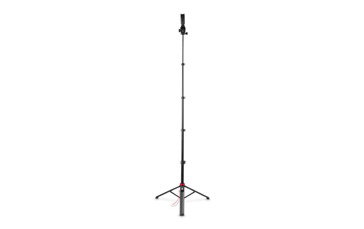 Hama Solid 160 2D Stativ – bis 160 cm, 2 kg Traglast – Schwarz – Bluetooth 5.3 – 1/4" Gewinde