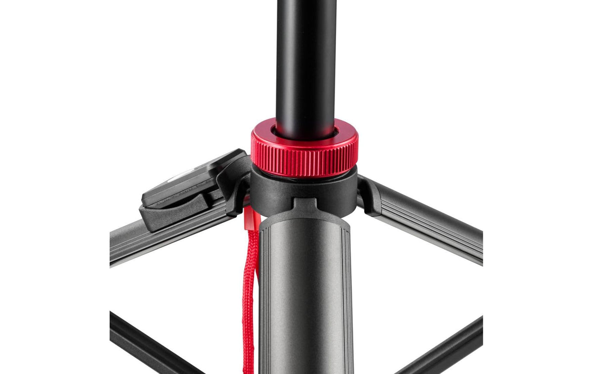 Hama Solid 160 2D Stativ – bis 160 cm, 2 kg Traglast – Schwarz – Bluetooth 5.3 – 1/4" Gewinde