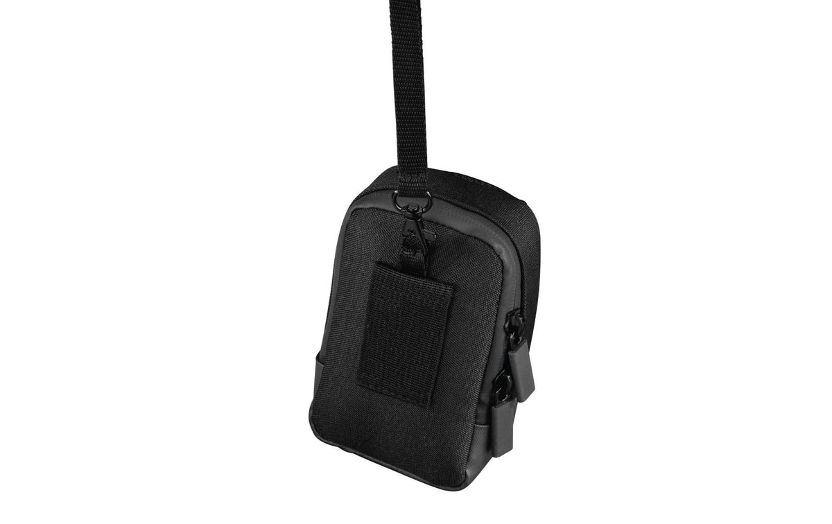 Hama Matera Kompaktes Etui – Polyester – Schwarz – Innenmasse 75 × 45 × 130 mm