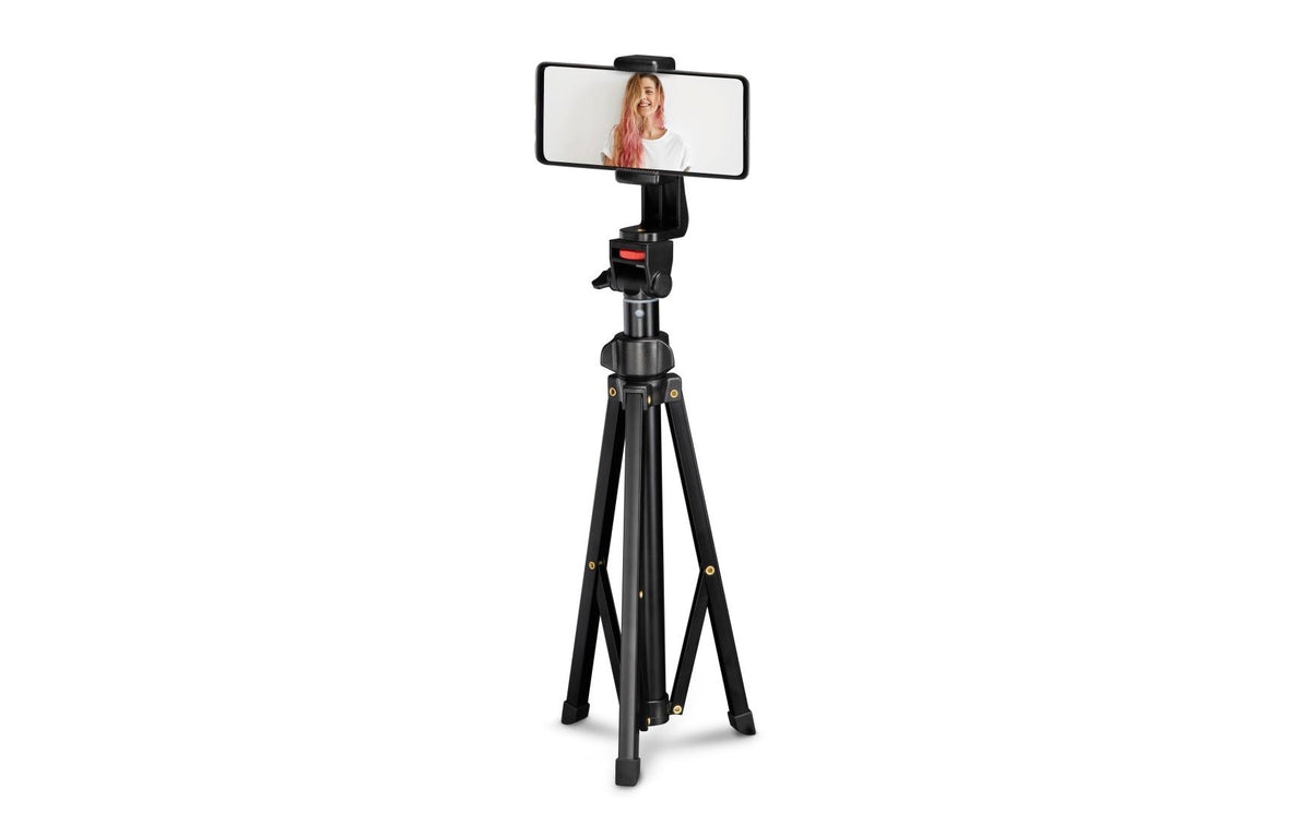 Hama Rotary II Selfie-Stick – bis 150 cm – 1 kg Traglast – für Smartphones – schwarz