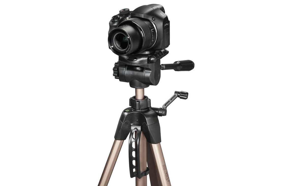 Hama Star 62 Stativ – 160 cm, 4 kg Traglast, 3-Wege-Kopf – für Kameras/Camcorder mit 1/4" Gewinde
