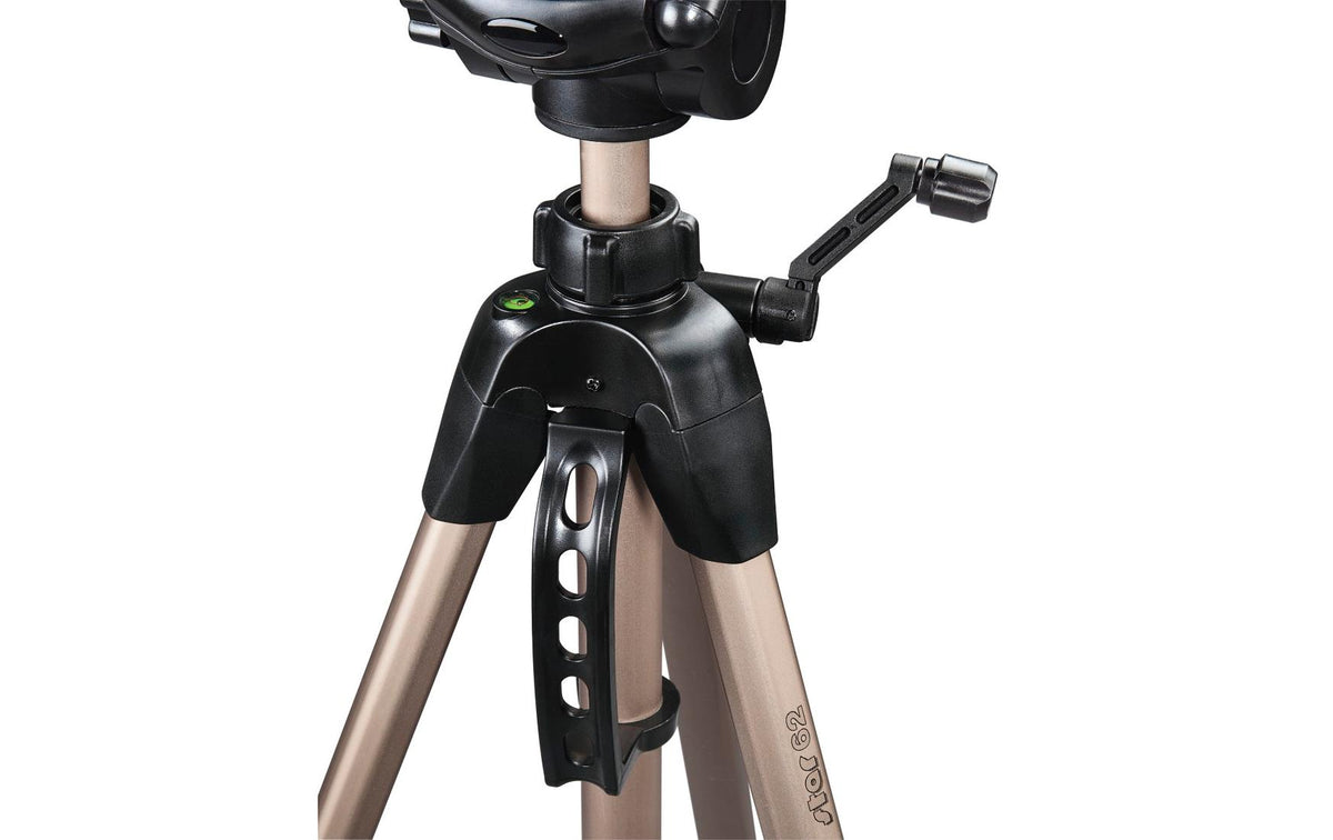 Hama Star 62 Stativ – 160 cm, 4 kg Traglast, 3-Wege-Kopf – für Kameras/Camcorder mit 1/4" Gewinde