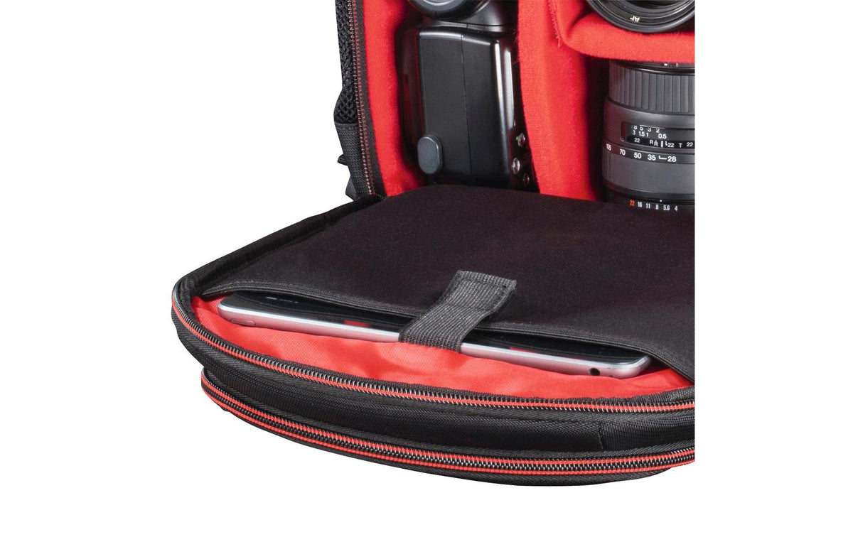 Hama Miami Kamerarucksack – Polyester, 5 l – für Tablets bis 10,1" – Schwarz
