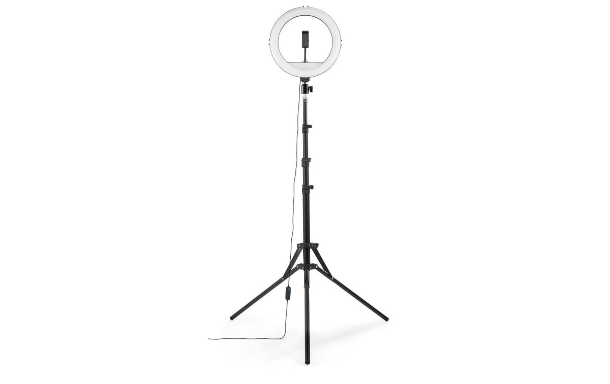 Hama SpotLight Steady 120 III Streaming-Licht – 1020 lm, 3000–6500 K – 1/4" Gewinde – USB
