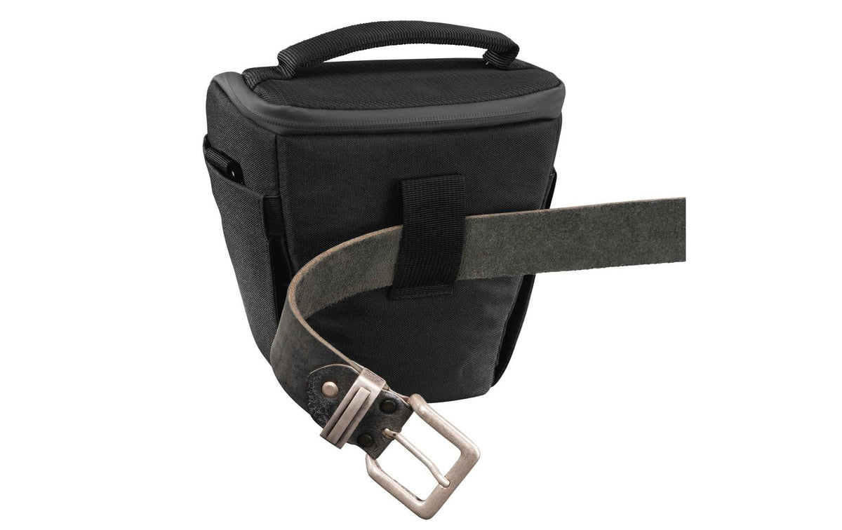 Hama Matera 100 Colt Holster – Polyester – Schwarz – für DSLR und Digitalkameras